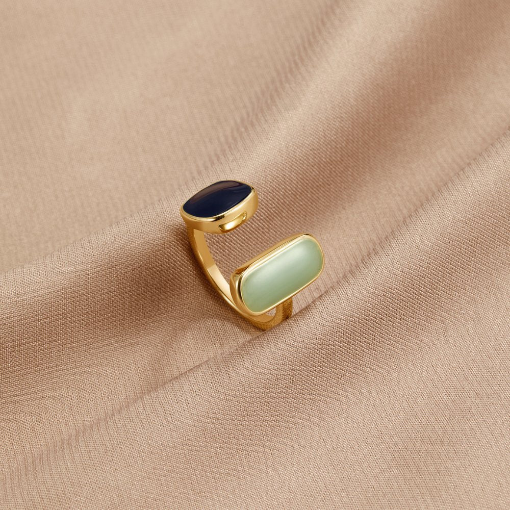 Pure - Unikalny pierścionek typu wrap ring