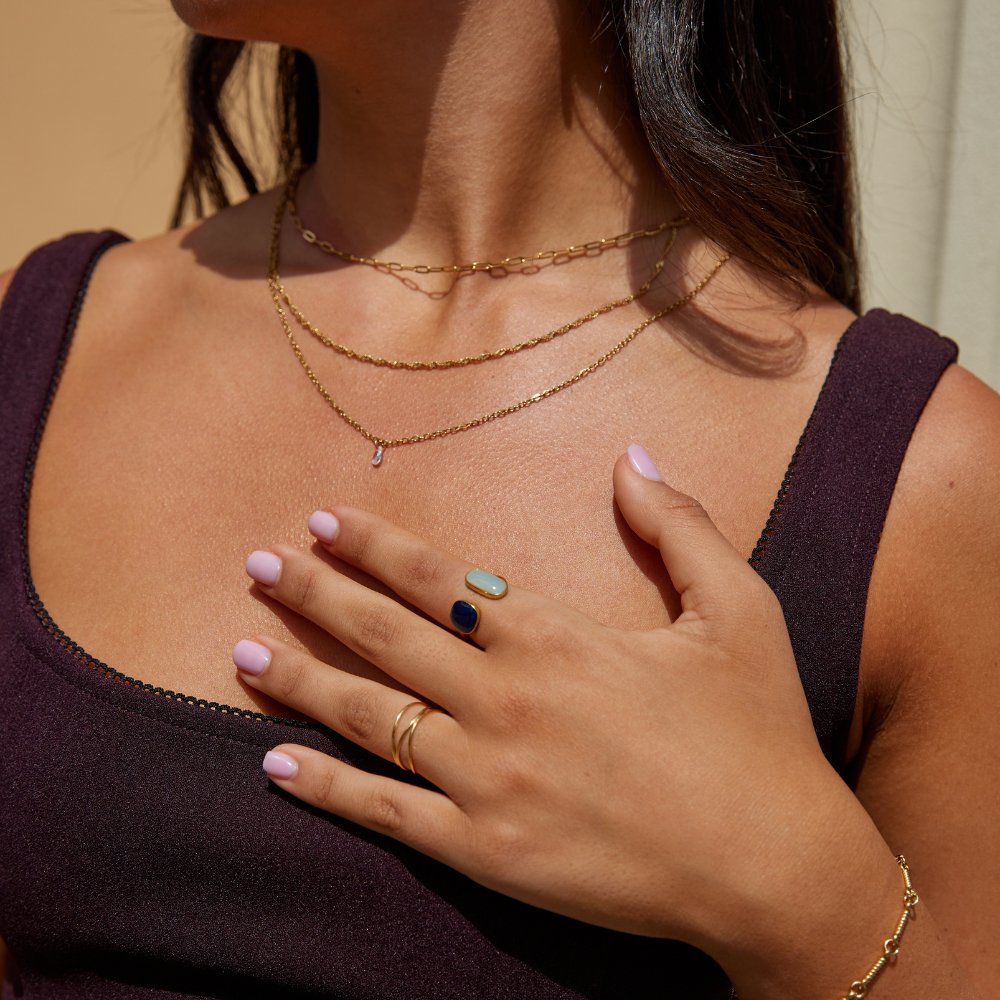 Pure - Unikalny pierścionek typu wrap ring