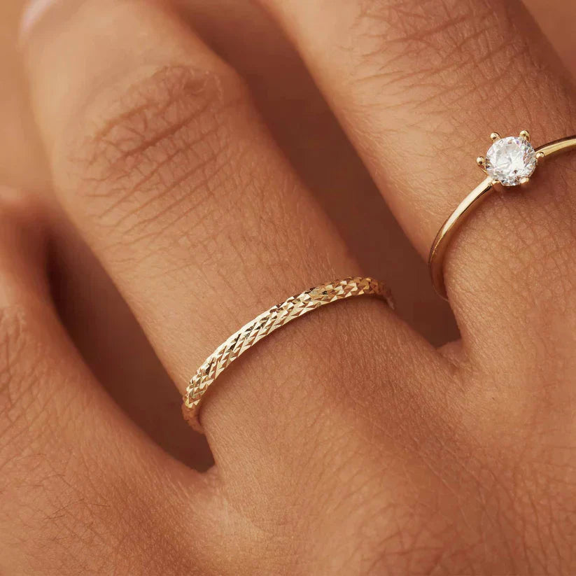 Pierścionek Ameline Trellis Ring | Złoto