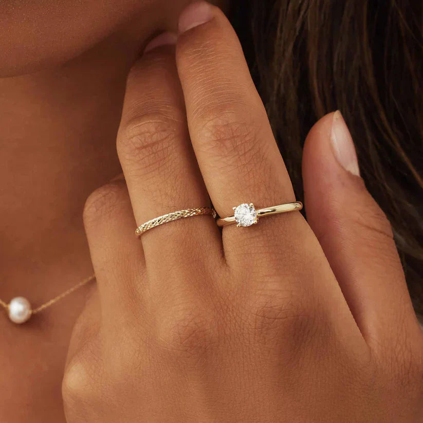Pierścionek Ameline Trellis Ring | Złoto
