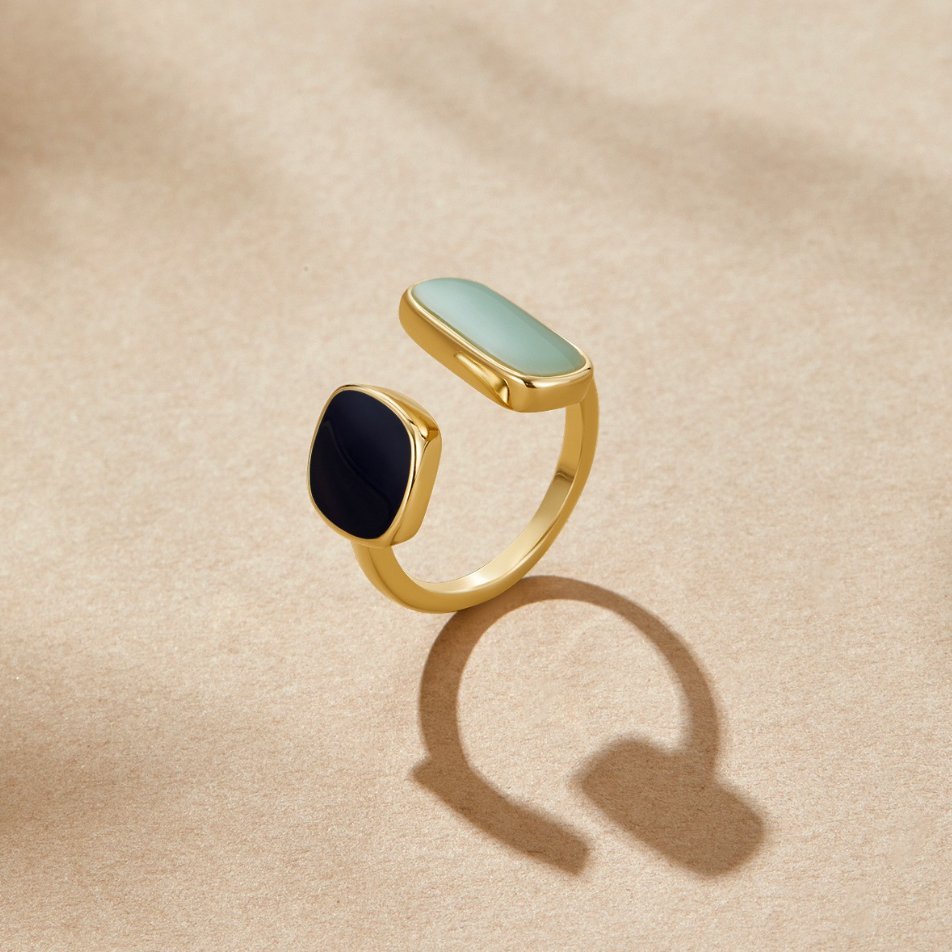 Pure - Unikalny pierścionek typu wrap ring